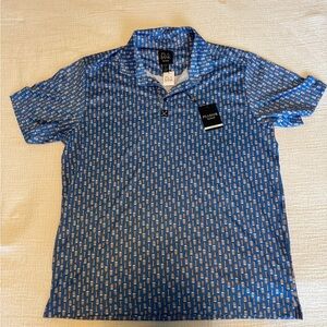 Jos. A. Bank Beer Patterned Polo Shirt